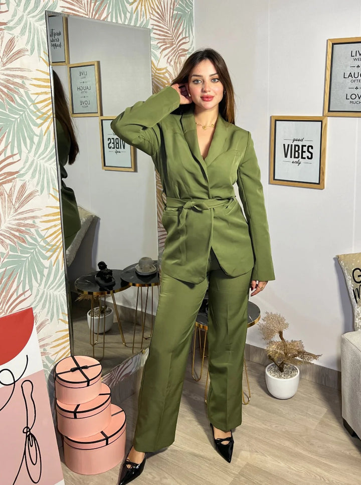 Choice Belted Suit