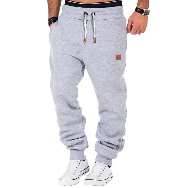 Martwil | Men's Solid Color Drawstring Waist Sweatpants