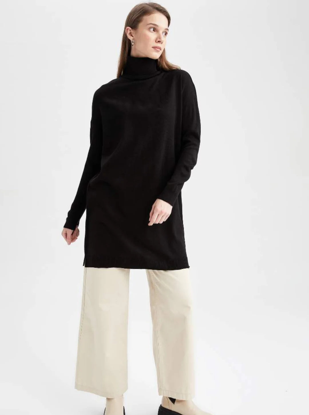 Extra soft turtleneck knit