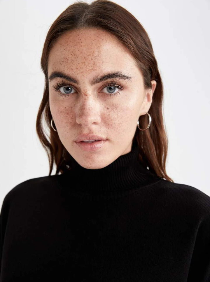 Extra soft turtleneck knit