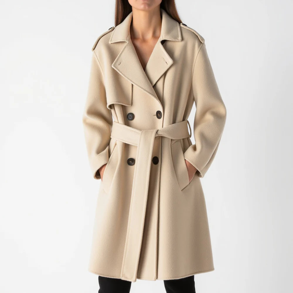 Ophelia Wool Trench Coat