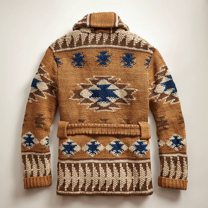 Lucien™ Jacquard Wool Cardigan