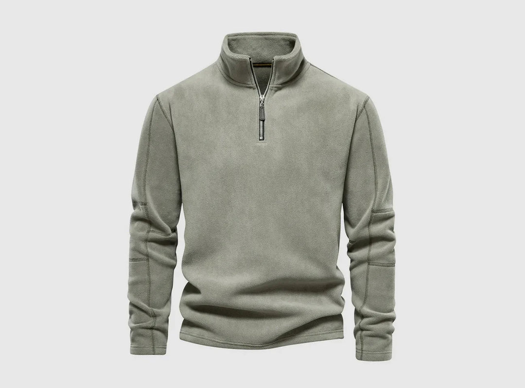 HUGO | Standing Neck Fleece Sweater