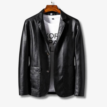 HARVEY | FAUX LEATHER JACKET