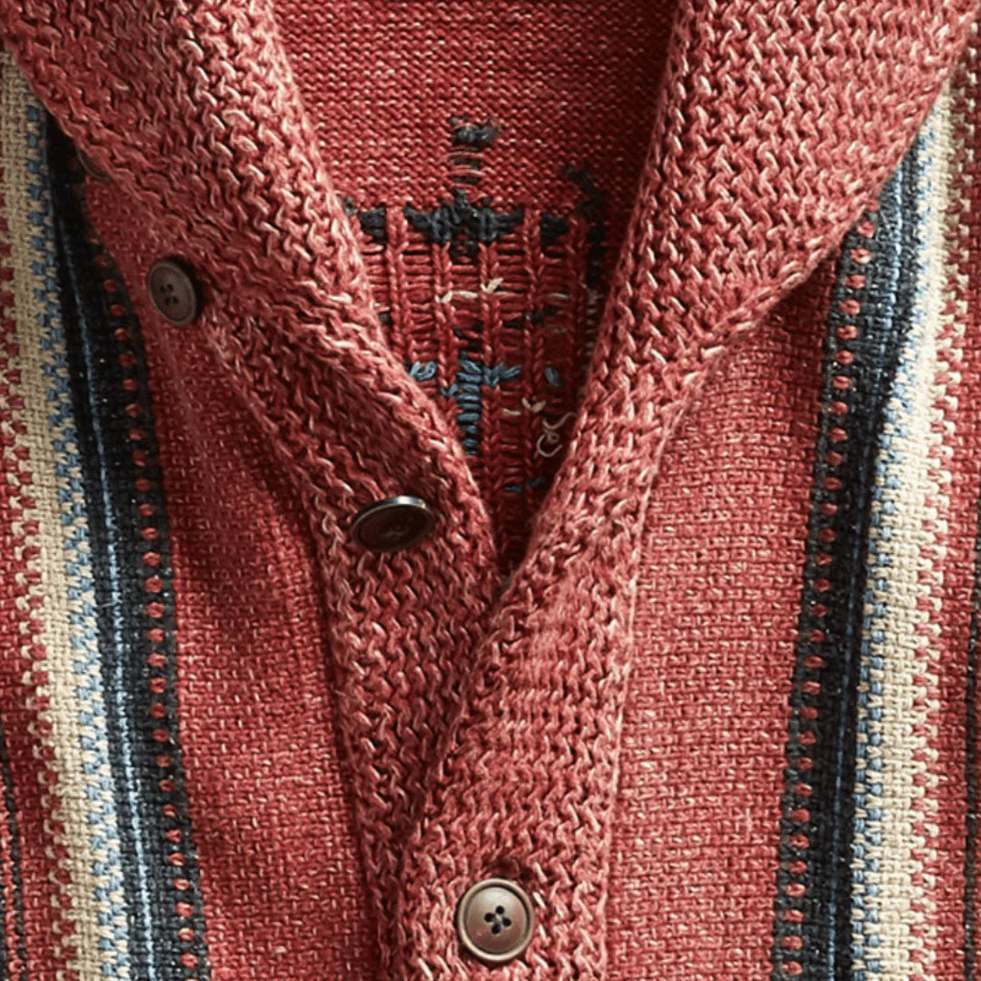 Maverick Weave Wool Cardigan