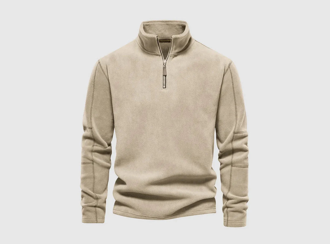 HUGO | Standing Neck Fleece Sweater