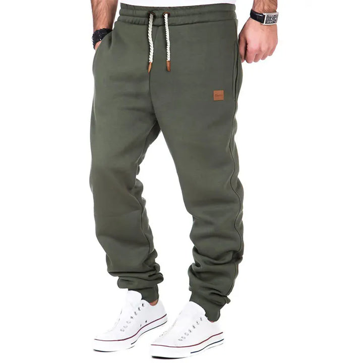 Martwil | Men's Solid Color Drawstring Waist Sweatpants