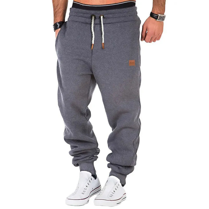 Martwil | Men's Solid Color Drawstring Waist Sweatpants