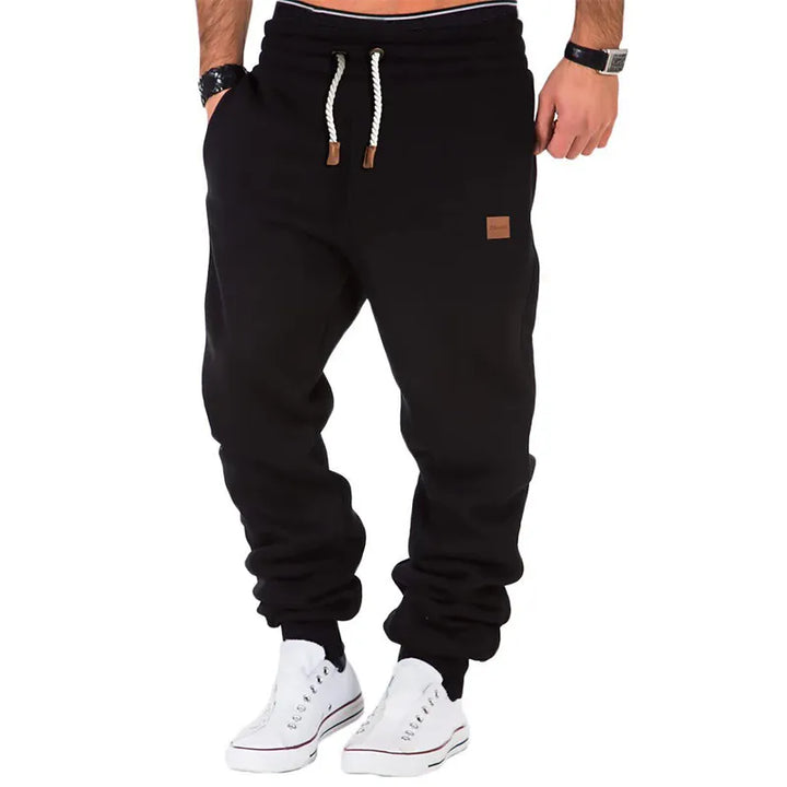 Martwil | Men's Solid Color Drawstring Waist Sweatpants