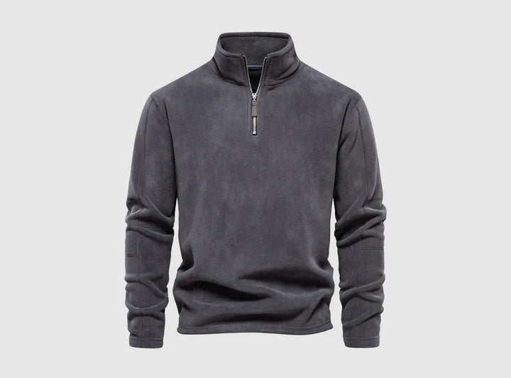 HUGO | Standing Neck Fleece Sweater