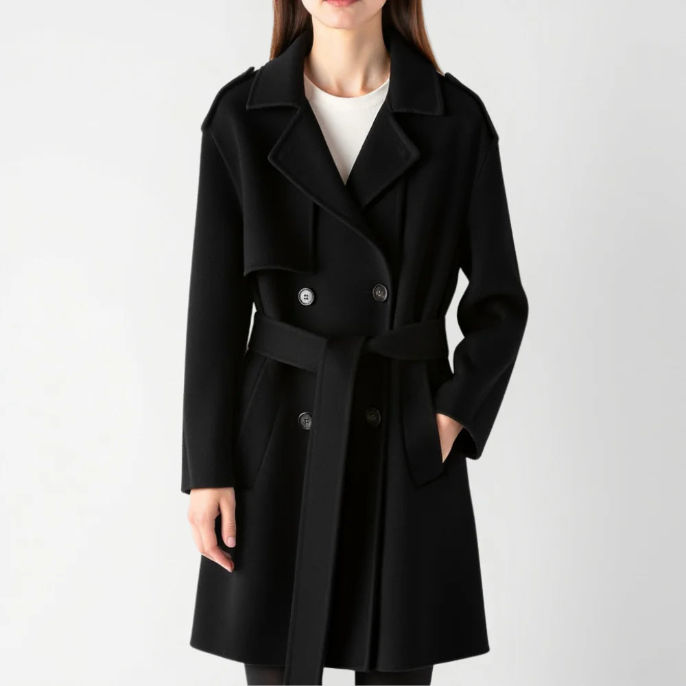 Ophelia Wool Trench Coat