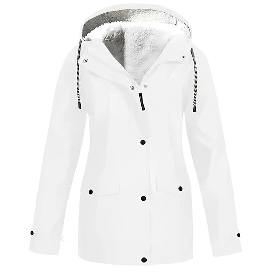 Elvira - Fleece-lined raincoat for women