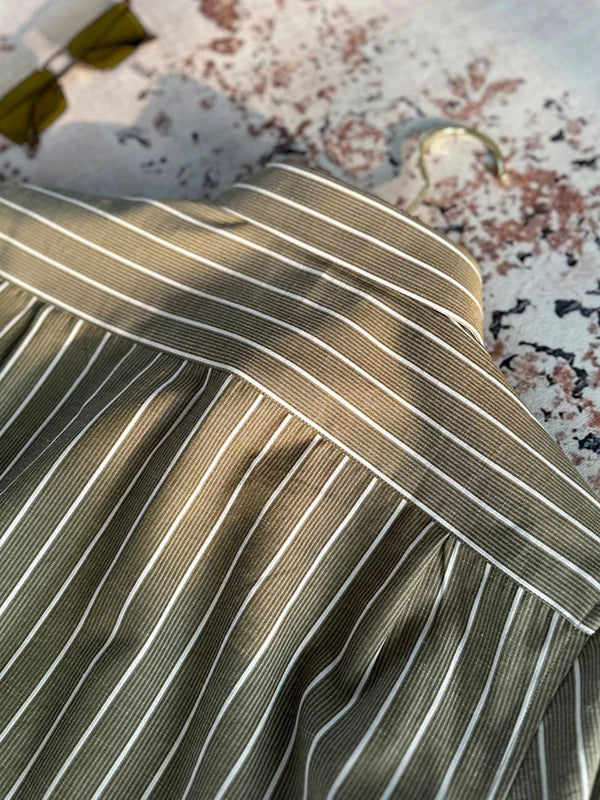 STRIPED | Retro Italian Slim Shirt