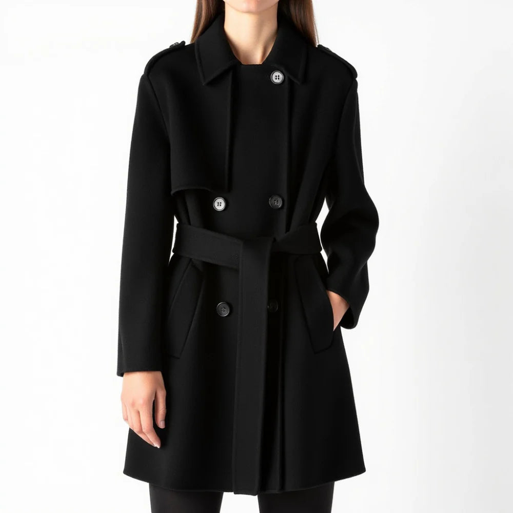 Ophelia Wool Trench Coat