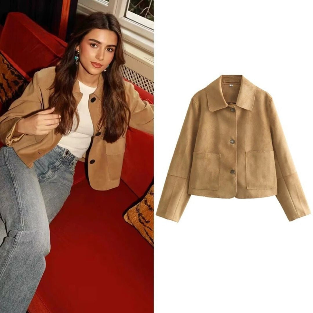 VOGUE | Suede Jacket