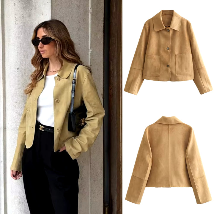 VOGUE | Suede Jacket