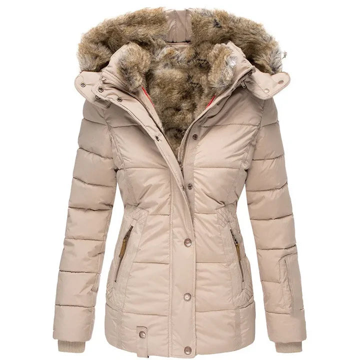 Carla™ - Comfortable warm winter jacket with fur