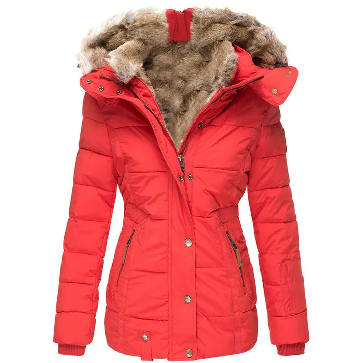 Carla™ - Comfortable warm winter jacket with fur