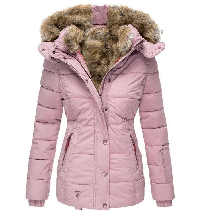 Carla™ - Comfortable warm winter jacket with fur