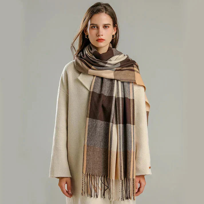 Gisela - Luxury Checked Scarf