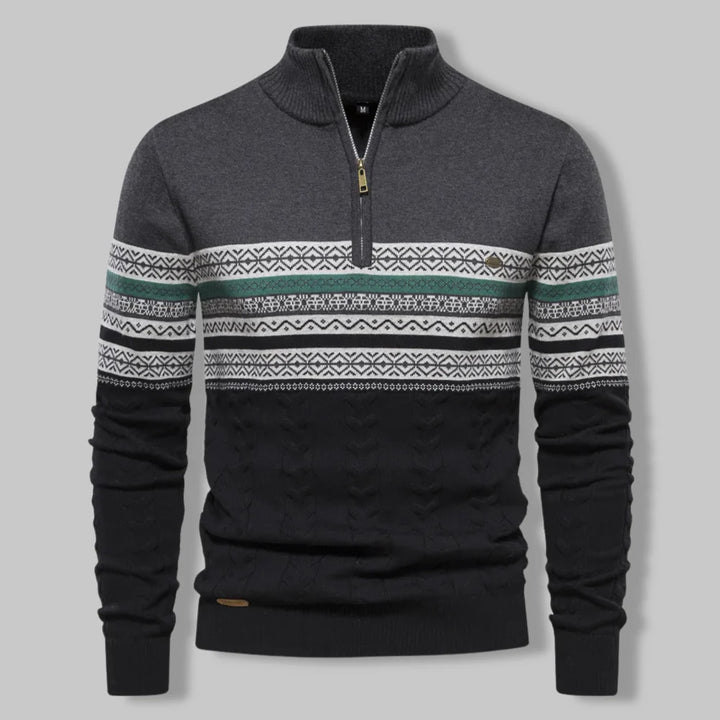 HARRISON | QUARTER ZIP SWEATER