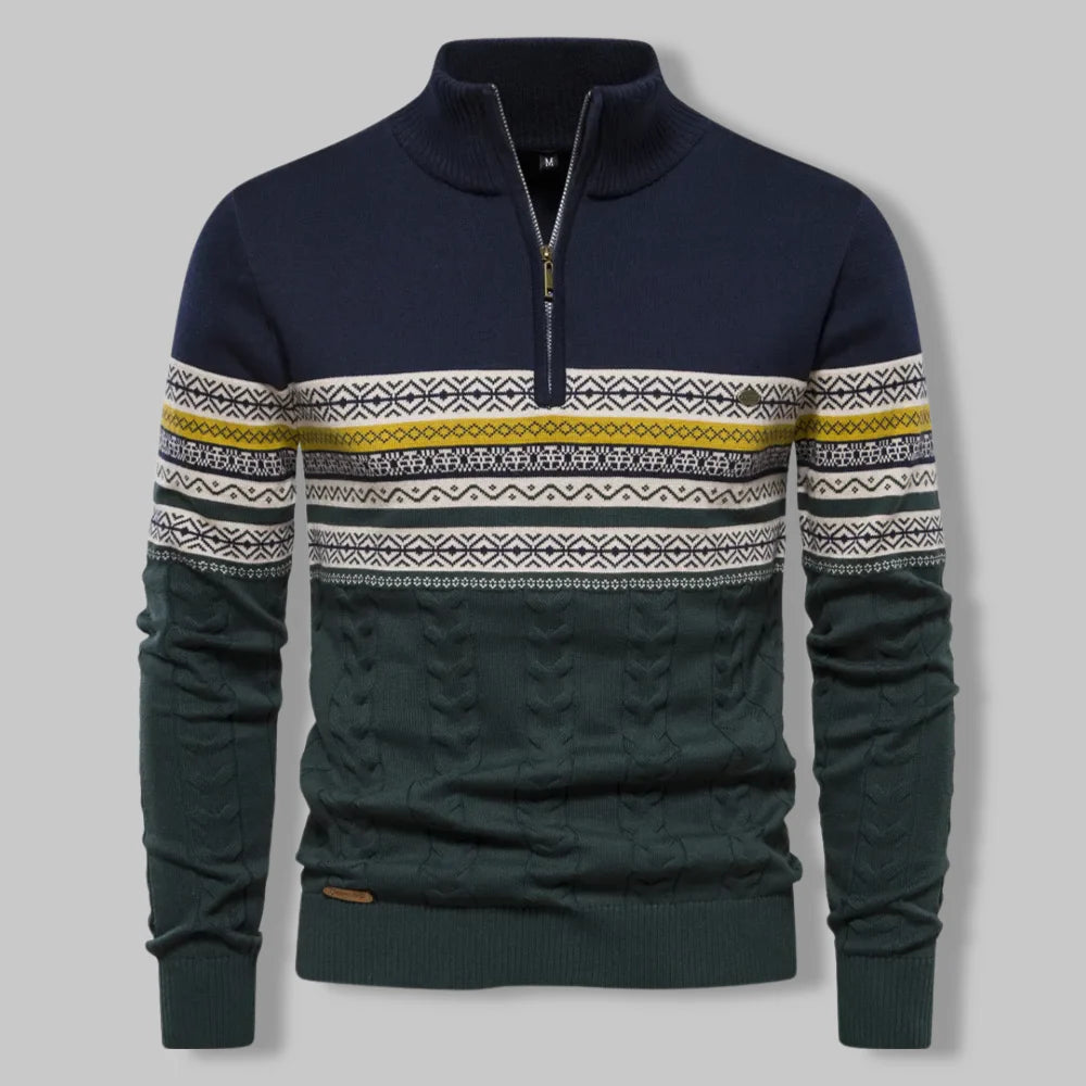 HARRISON | QUARTER ZIP SWEATER