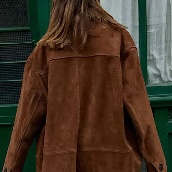 Velvet Ember | Vintage Suede Jacket