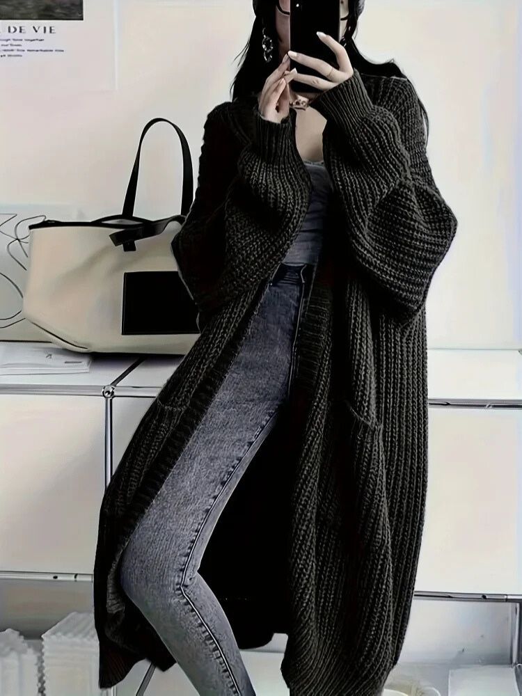 Knitted Oversized Cardigan