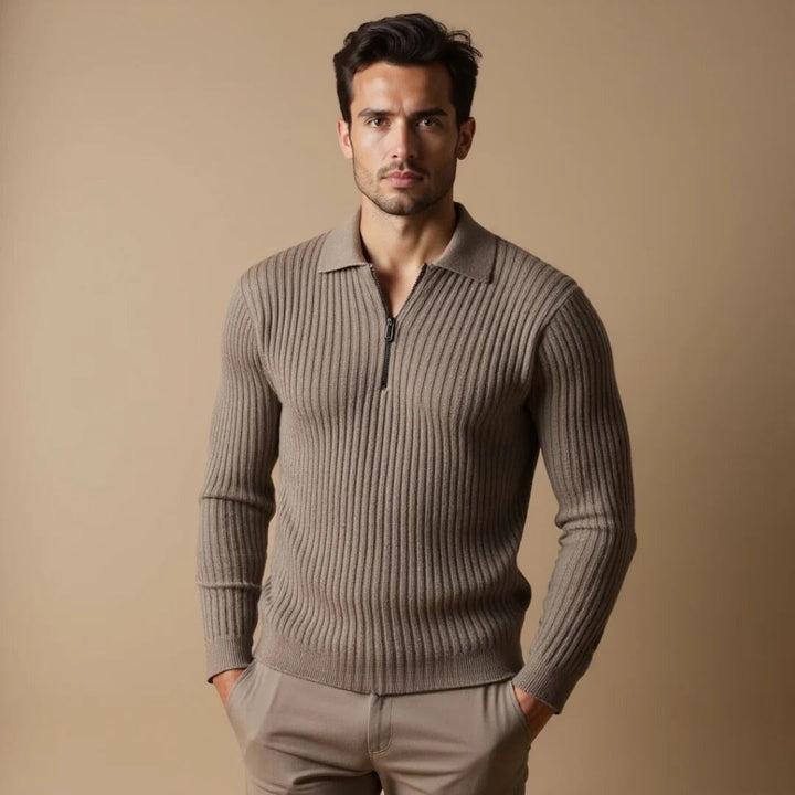 Eamon Quarter Zip Sweater