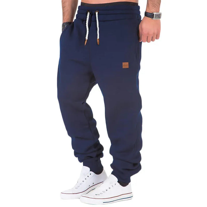 Martwil | Men's Solid Color Drawstring Waist Sweatpants