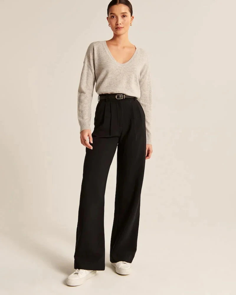 Queen | Tailored Wide-Leg Pants