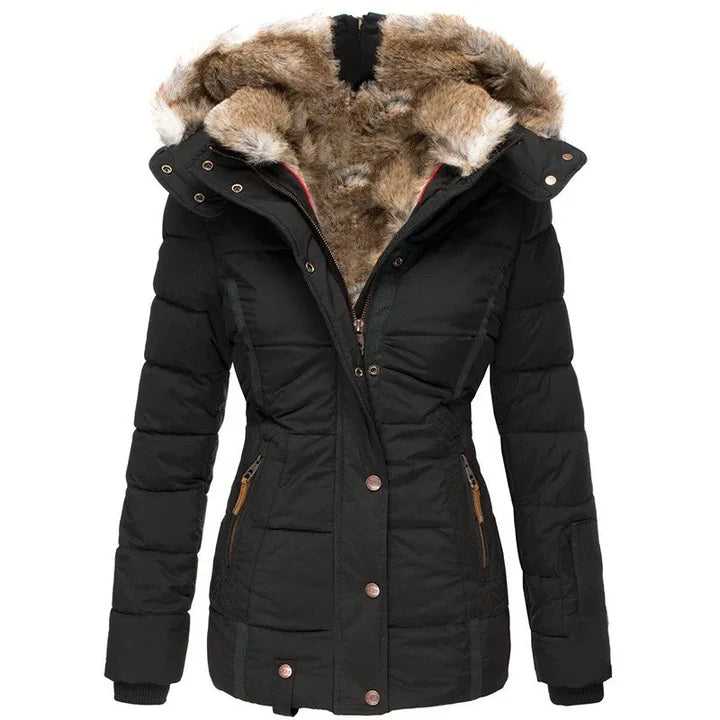 Carla™ - Comfortable warm winter jacket with fur