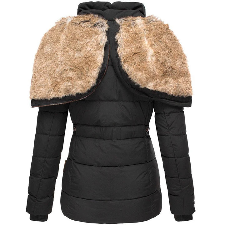 Carla™ - Comfortable warm winter jacket with fur