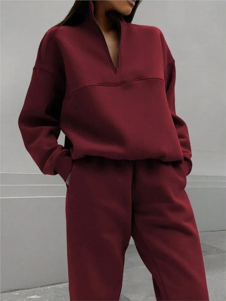 SIENA | Cotton-Blended Two-Piece Tracksuit