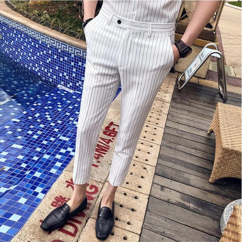 Boss |Slim Fit Stripe Pants