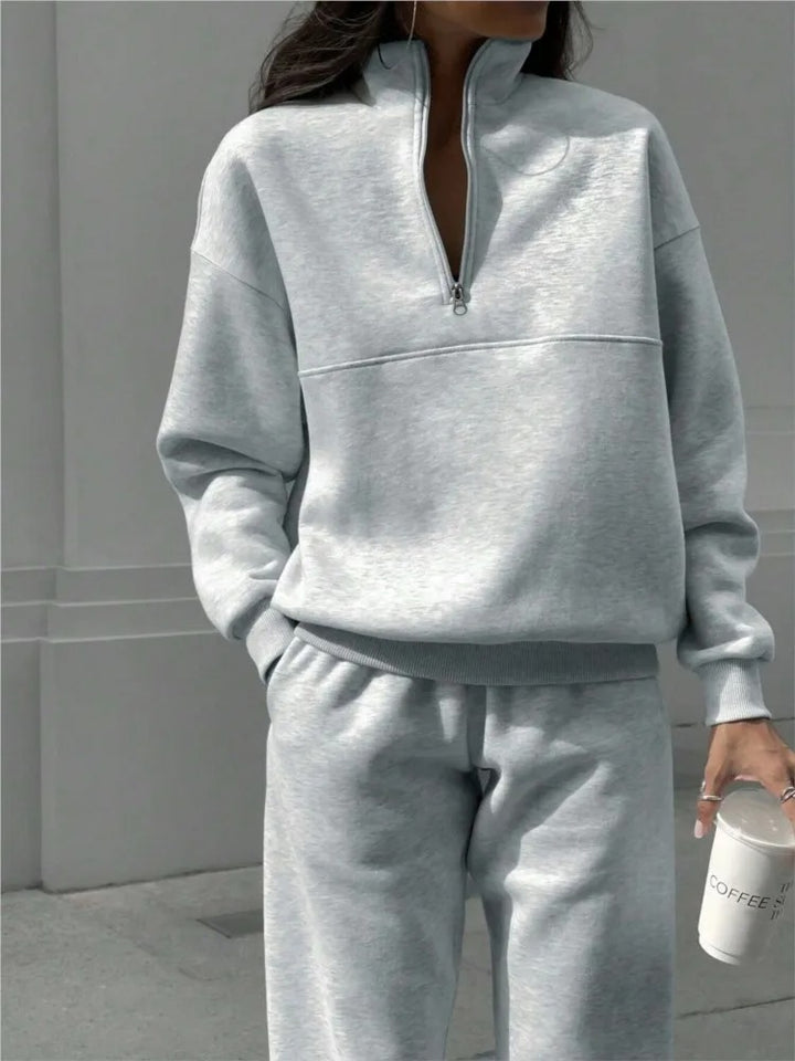 SIENA | Cotton-Blended Two-Piece Tracksuit