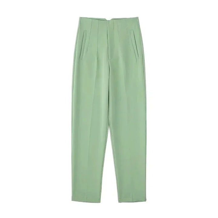 VOGUE | High-Waist Ankle-Length Trousers