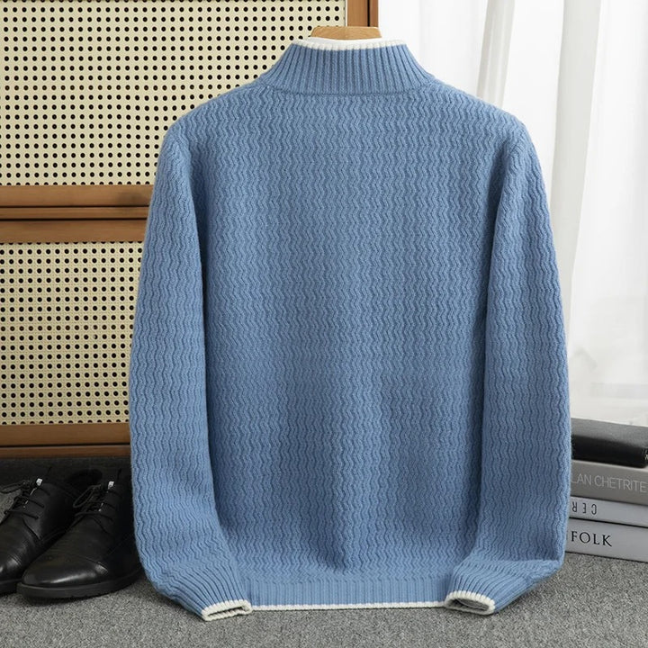 VERO | 100% Wool Zipper Sweater