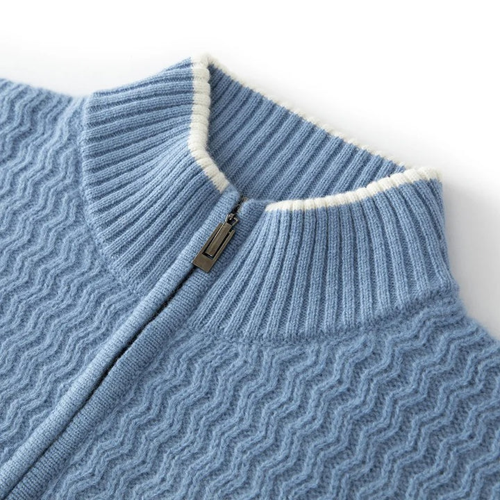 VERO | 100% Wool Zipper Sweater