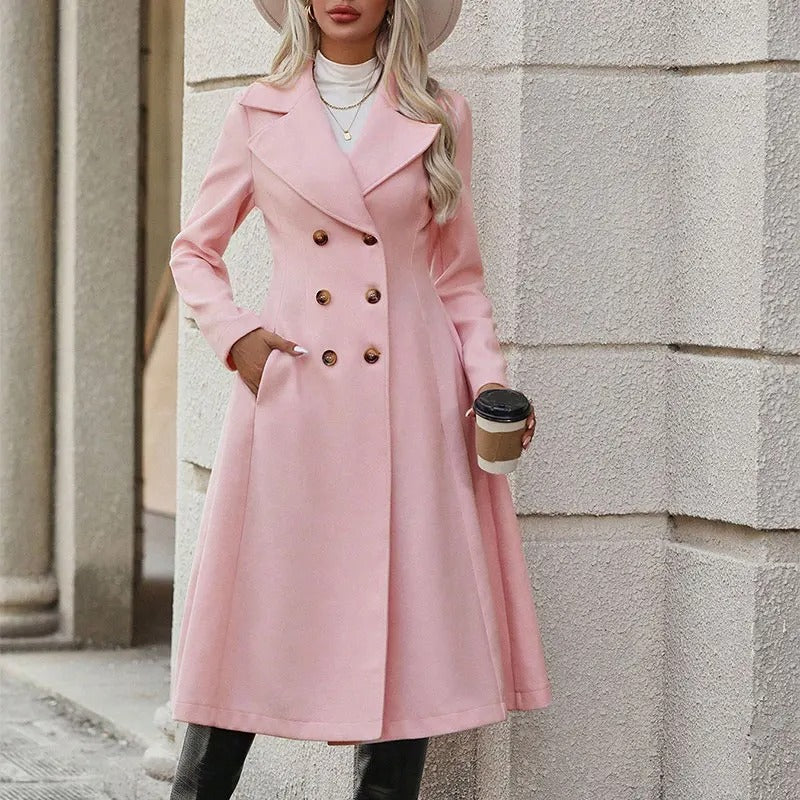 FLEUR | Elegant Pure Pink Coat