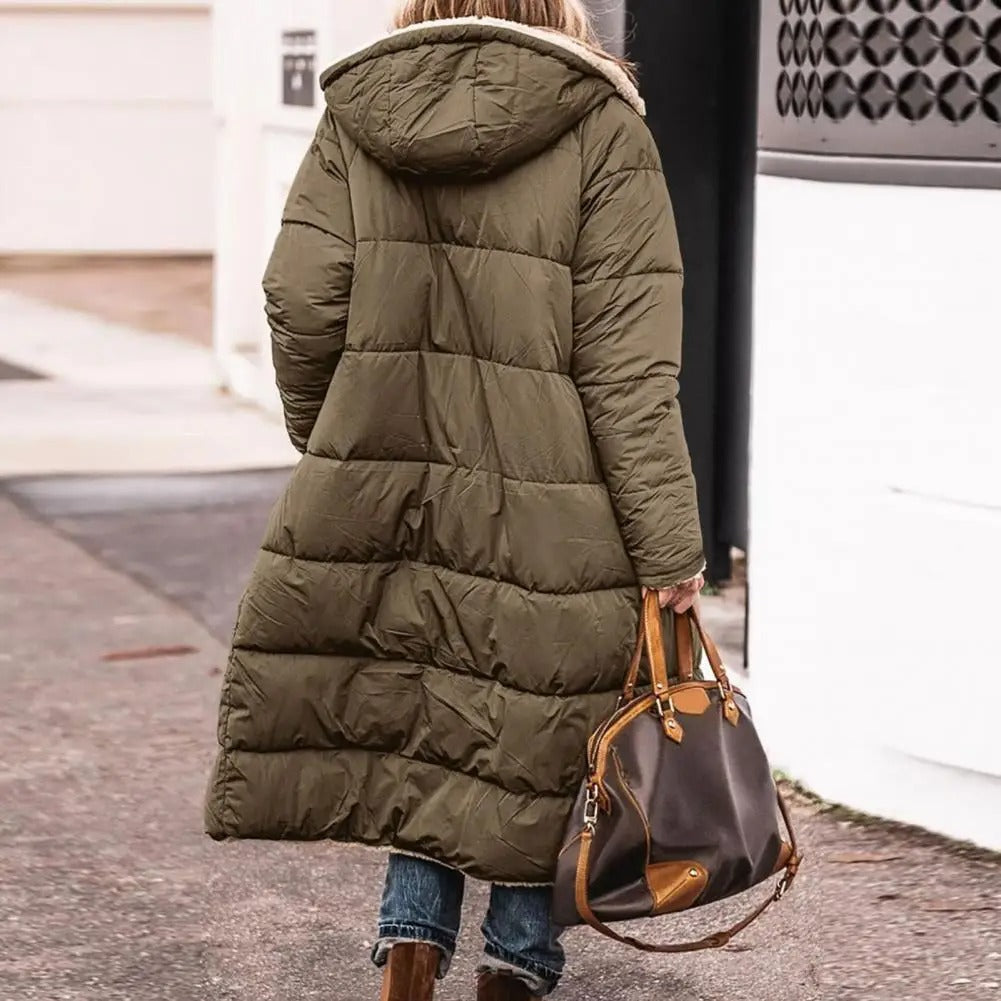 Sherpa-Lined Hooded Teddy Coat