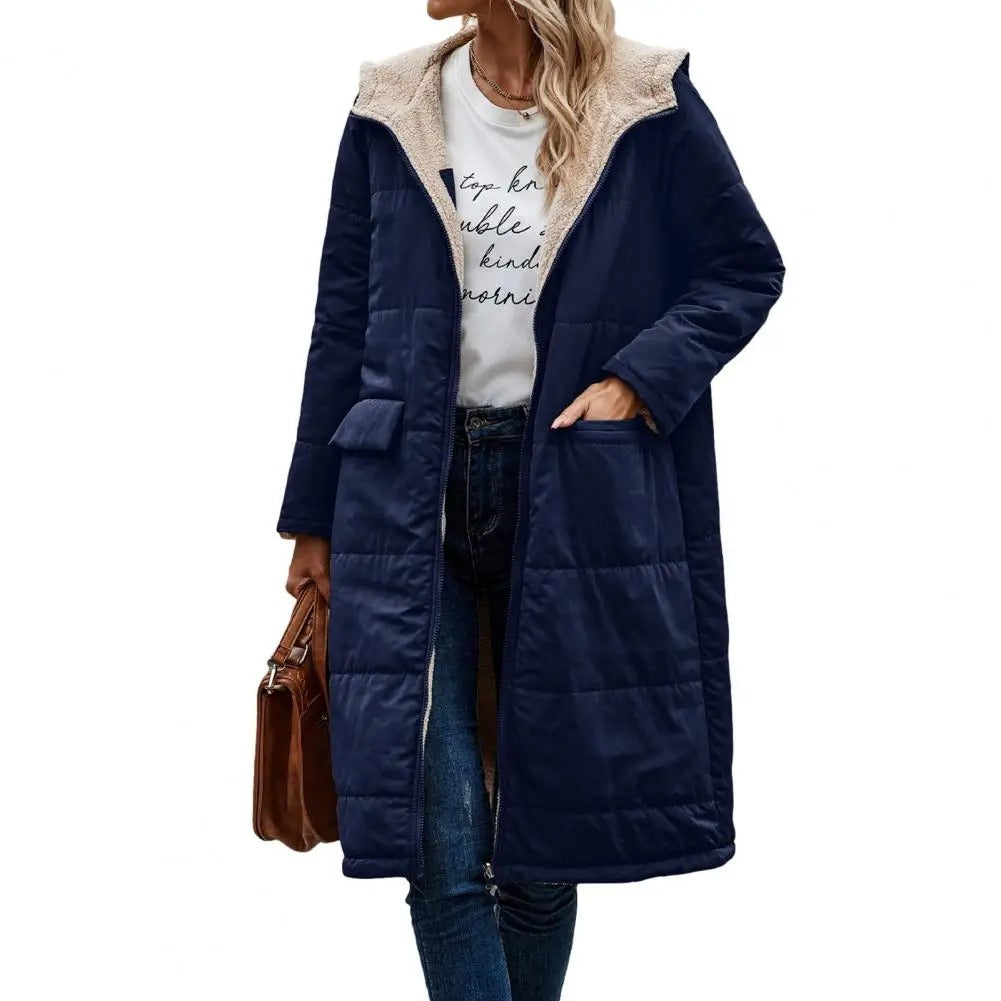 Sherpa-Lined Hooded Teddy Coat