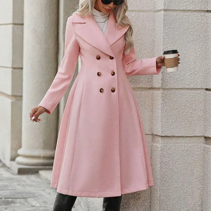 FLEUR | Elegant Pure Pink Coat