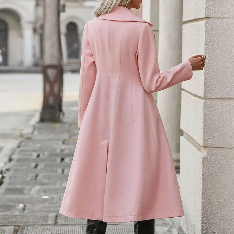 FLEUR | Elegant Pure Pink Coat