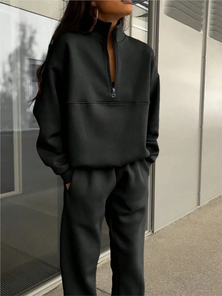 SIENA | Cotton-Blended Two-Piece Tracksuit