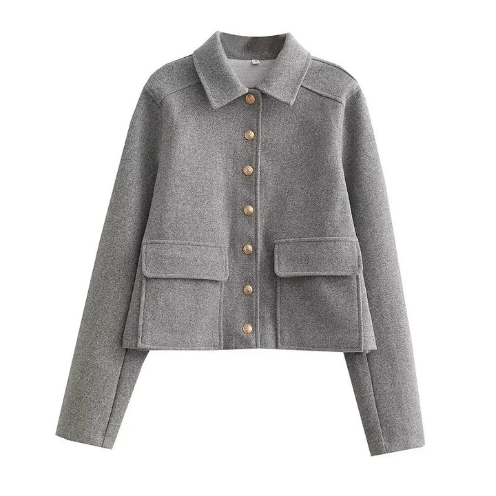 SOPHIE | Classic High-Street Button-Up Jacket